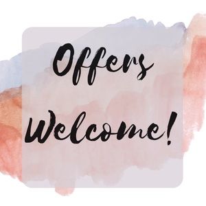 Offers Welcome, make me an offer on something you like!